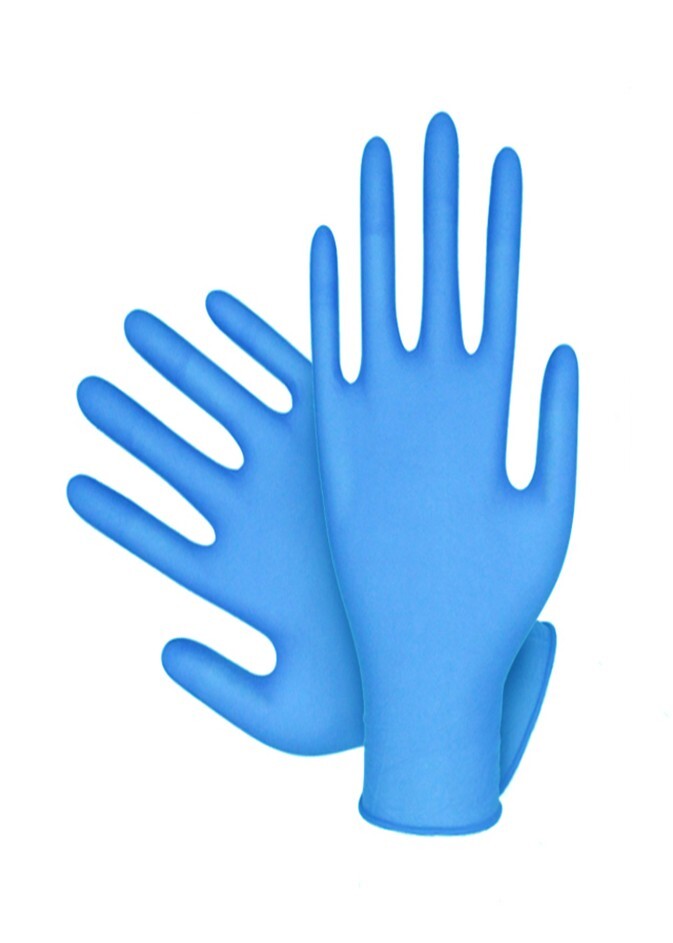 Blue Nitrile Examination Glove (Powder-Free)